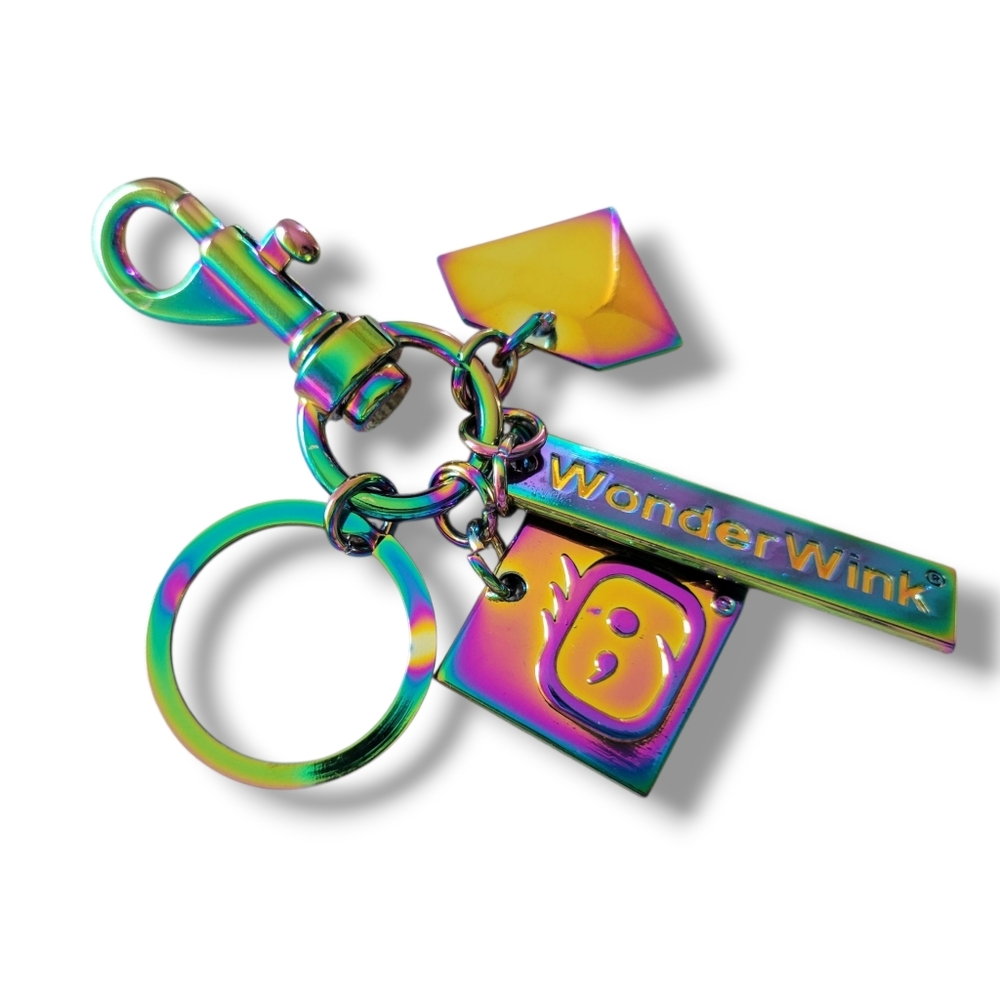 WonderWink | Aero | NIB Iridescent Holographic Keychain